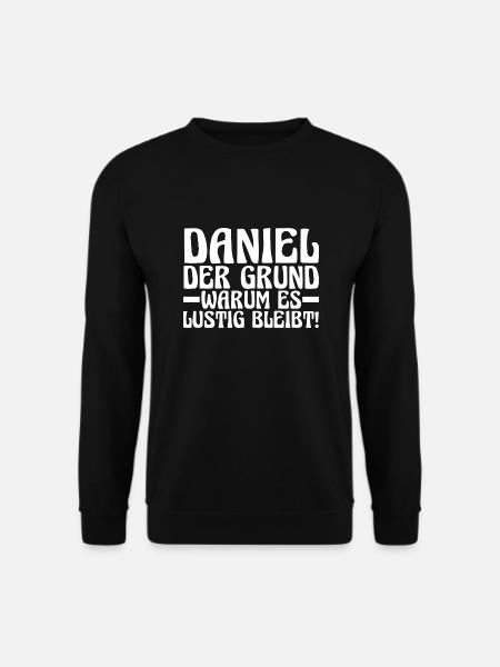 Prénom Daniel - Sweat-shirt Unisexe - noir