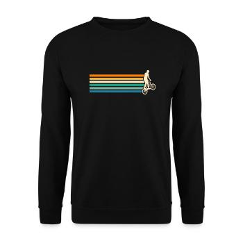 Vélo VTT - Sweat-shirt Unisexe - noir - Devant - Alina (178cm) & Michal (187cm)