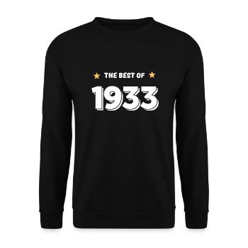 Best of 1933 - Unisex Sweatshirt - black - Front - Alina (178cm) & Michal (187cm)