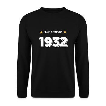 Das Beste von 1932 - Unisex Pullover - Schwarz - Vorne - Alina (178cm) & Michal (187cm)