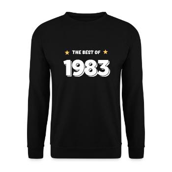 Best of 1983 - Unisex Sweatshirt - black - Front - Alina (178cm) & Michal (187cm)