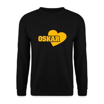 Gold Oscar - Unisex Sweatshirt - black - Front - Alina (178cm) & Michal (187cm)