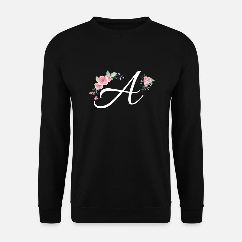 Brief an Blumen - Unisex Pullover - Schwarz