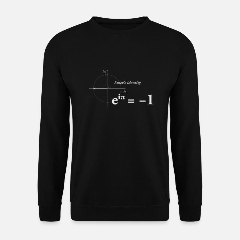 Euler's Identity Math light - Unisex Sweatshirt - black