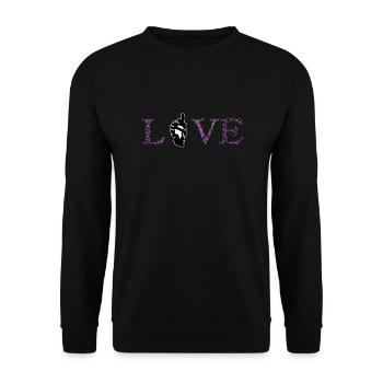 Korsika - Unisex Pullover - Schwarz - Vorne - Alina (178cm) & Michal (187cm)