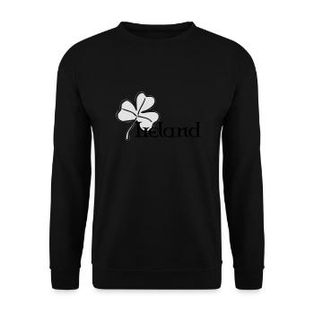 Irland - Unisex Pullover - Schwarz - Vorne - Alina (178cm) & Michal (187cm)