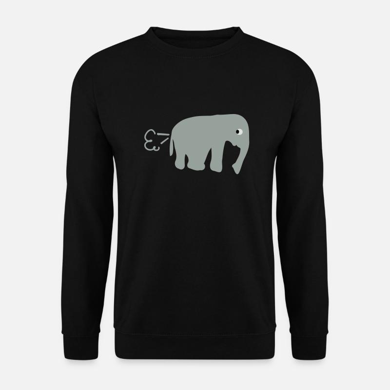elephant_fart - Unisex Pullover - Schwarz
