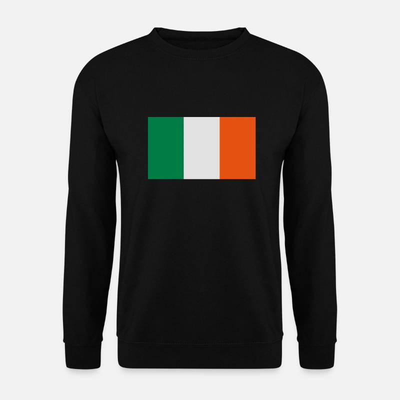 flag_ireland_eire_irish - Unisex Pullover - Schwarz