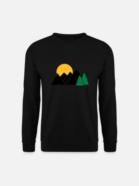 Berg - Unisex Pullover - Schwarz
