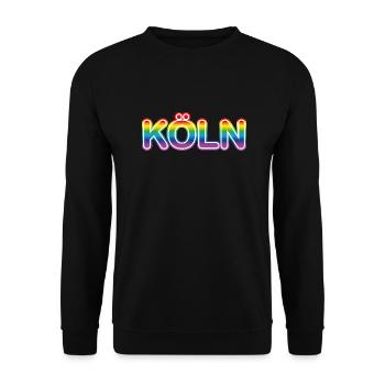 Köln LGBT - Unisex Pullover - Schwarz - Vorne - Alina (178cm) & Michal (187cm)