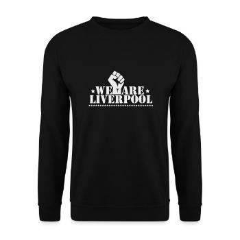 NOUS SOMMES LIVERPOOL - Sweat-shirt Unisexe - noir - Devant - Alina (178cm) & Michal (187cm)