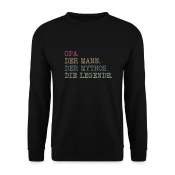 OPA - Unisex Pullover - Schwarz - Vorne - Alina (178cm) & Michal (187cm)