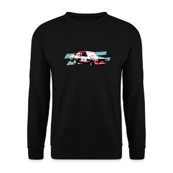 Escorte de rallye à la dérive - Sweat-shirt Unisexe - noir - Devant - Alina (178cm) & Michal (187cm)