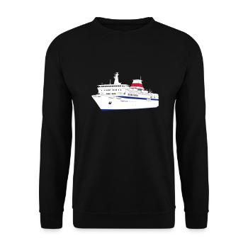 Frau Georg Ots - Unisex Pullover - Schwarz - Vorne - Alina (178cm) & Michal (187cm)