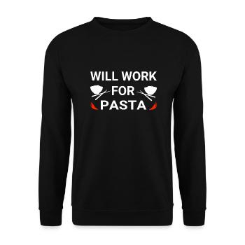 Noodles - Unisex Sweatshirt - black - Front - Alina (178cm) & Michal (187cm)