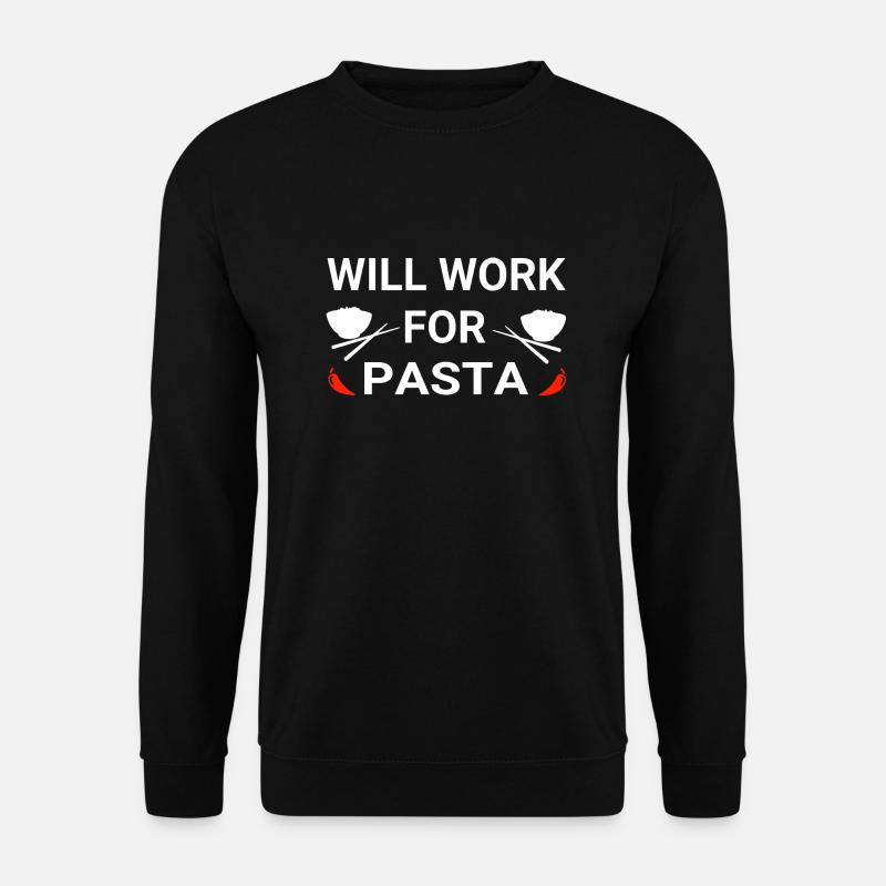 Nudeln - Unisex Pullover - Schwarz