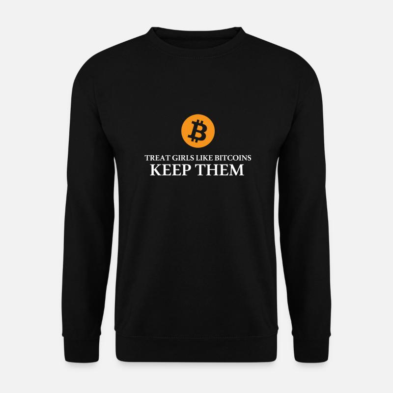 Crypto Bitcoin Trading - Unisex Sweatshirt - black