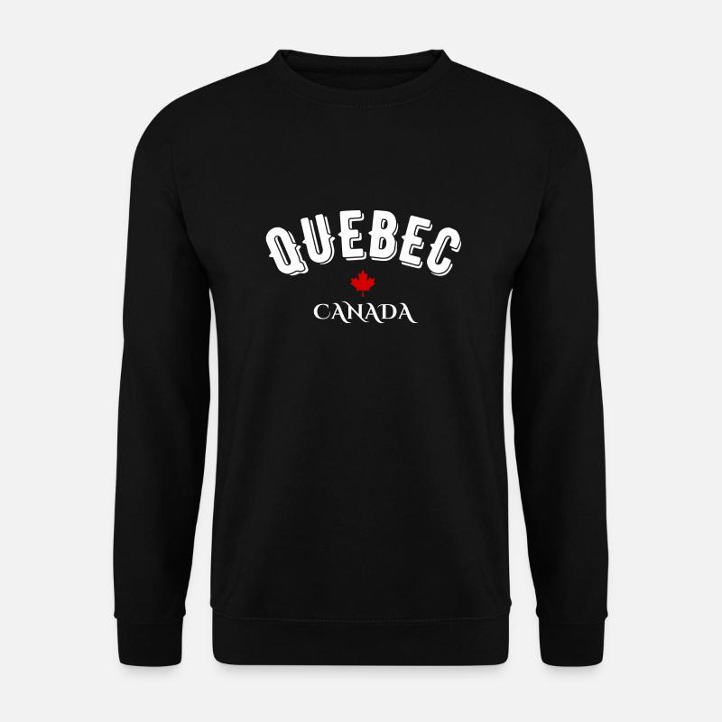 Québec Kanada - Unisex Pullover - Schwarz