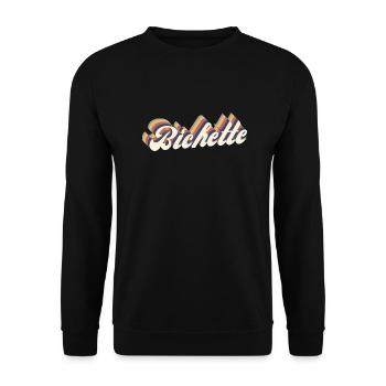 Vintage doe - Unisex Sweatshirt - black - Front - Alina (178cm) & Michal (187cm)