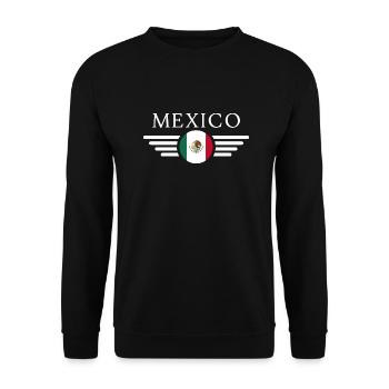 Mexiko - Unisex Pullover - Schwarz - Vorne - Alina (178cm) & Michal (187cm)