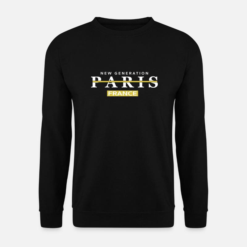 Paris France - Unisex Pullover - Schwarz