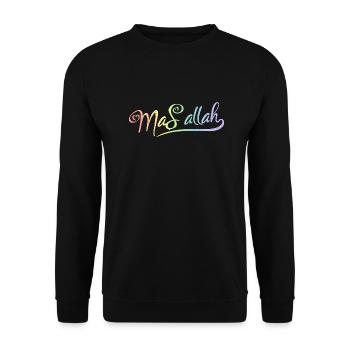 Masallah - Unisex Pullover - Schwarz - Vorne - Alina (178cm) & Michal (187cm)