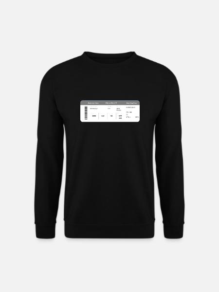 Boarding Pass Business Class - Unisex Sweatshirt - black