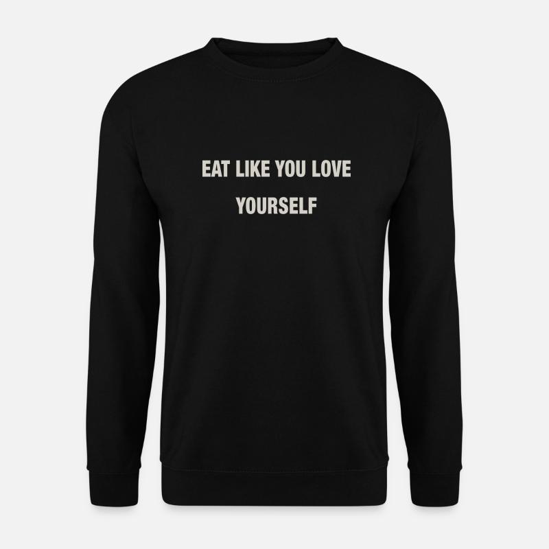 EAT - Unisex Pullover - Schwarz