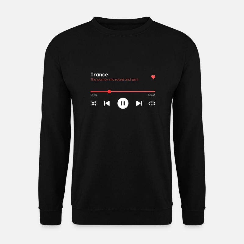 Trance - Unisex Pullover - Schwarz