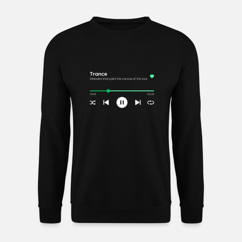 Trance - Unisex Pullover - Schwarz