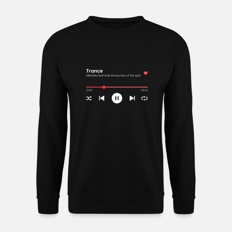 Trance - Unisex Pullover - Schwarz