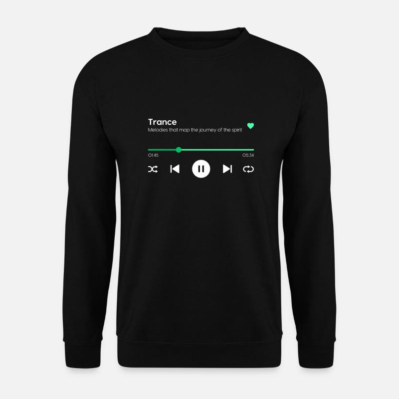 Trance - Unisex Pullover - Schwarz