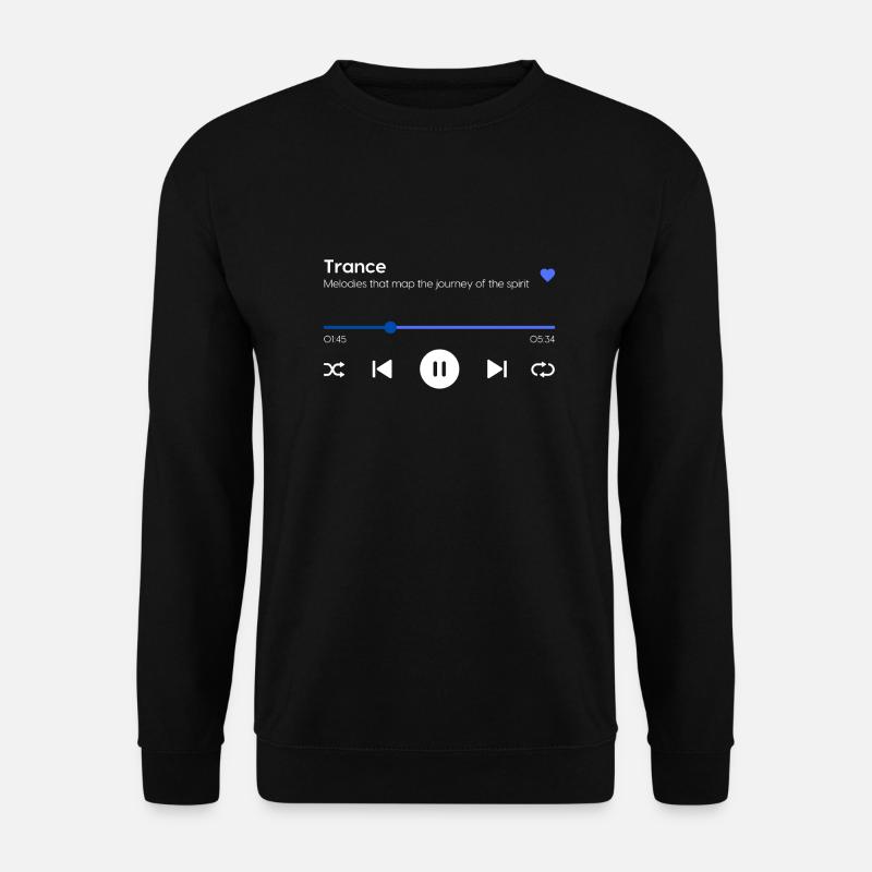 Trance - Unisex Pullover - Schwarz