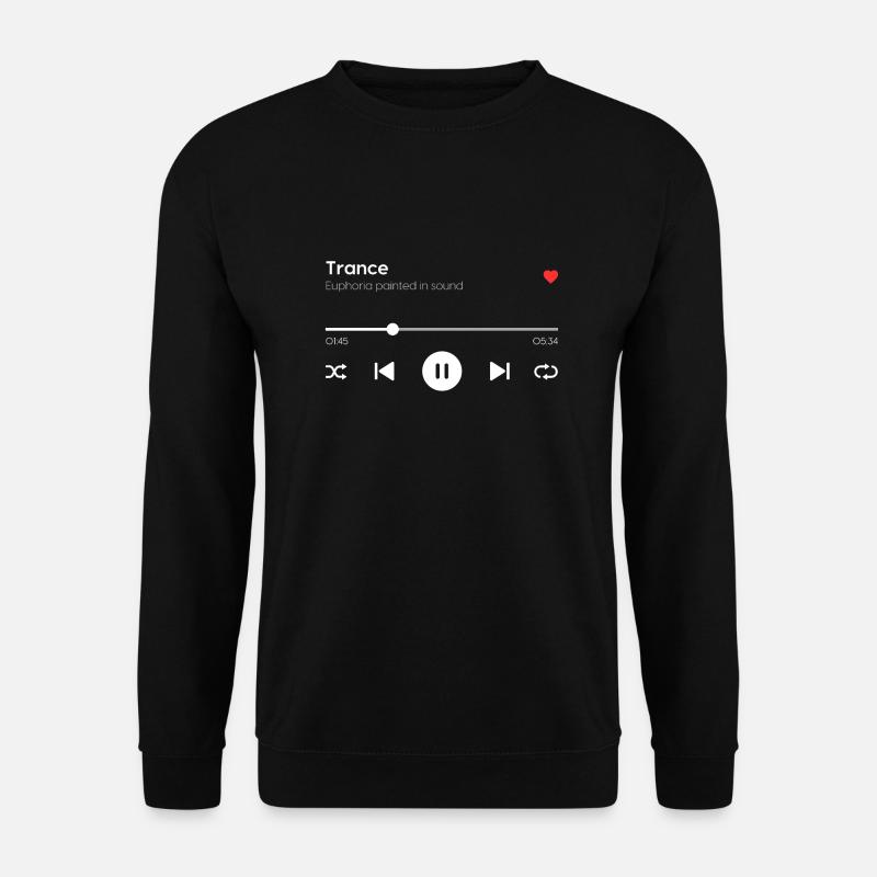 Trance - Unisex Pullover - Schwarz