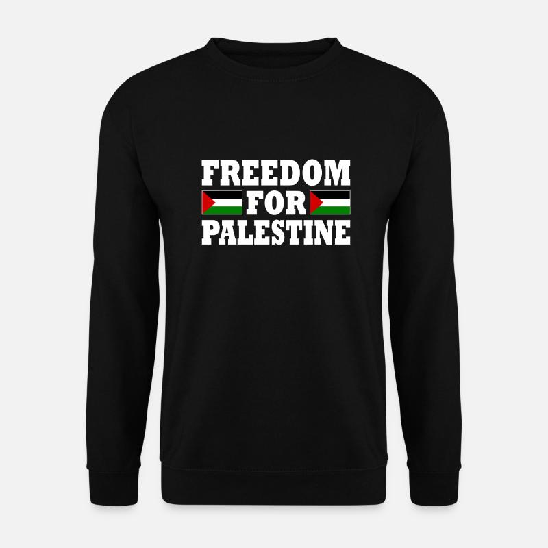 Freedom for palestine - Unisex Pullover - Schwarz