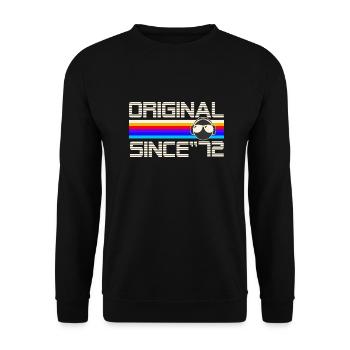 Since 72 - Unisex Sweatshirt - black - Front - Alina (178cm) & Michal (187cm)