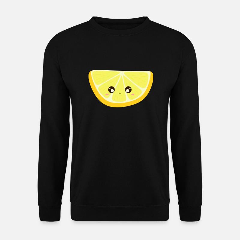 kawaii lemon - Unisex Sweatshirt - black