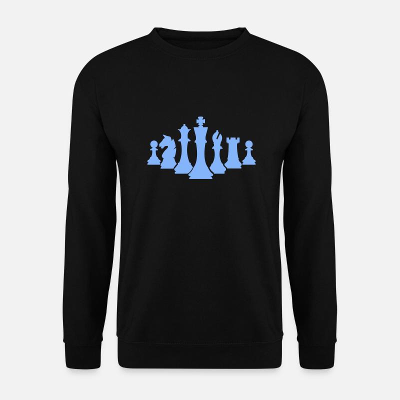 Pièces d’échecs Échecs - Sweat-shirt Unisexe - noir