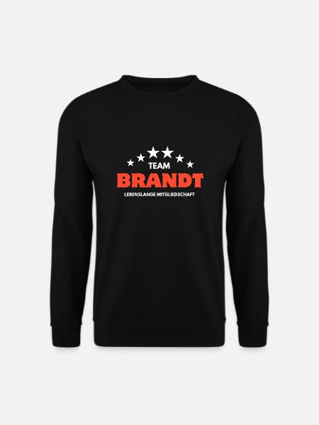 Team Brandt Lebenslange Mitgliedschaft - Unisex Pullover - Schwarz