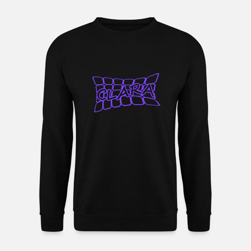 Name Clara - Unisex Pullover - Schwarz