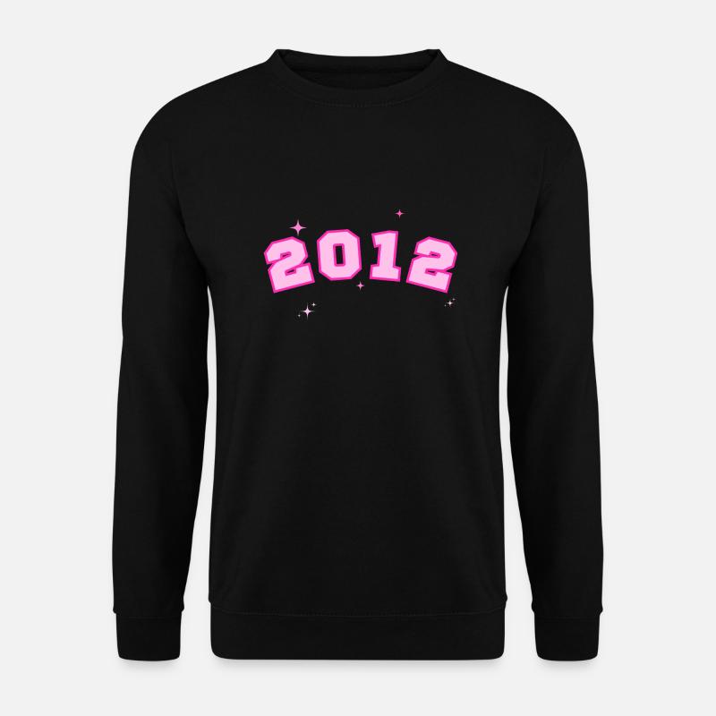 2012 rose star - Unisex Sweatshirt - black