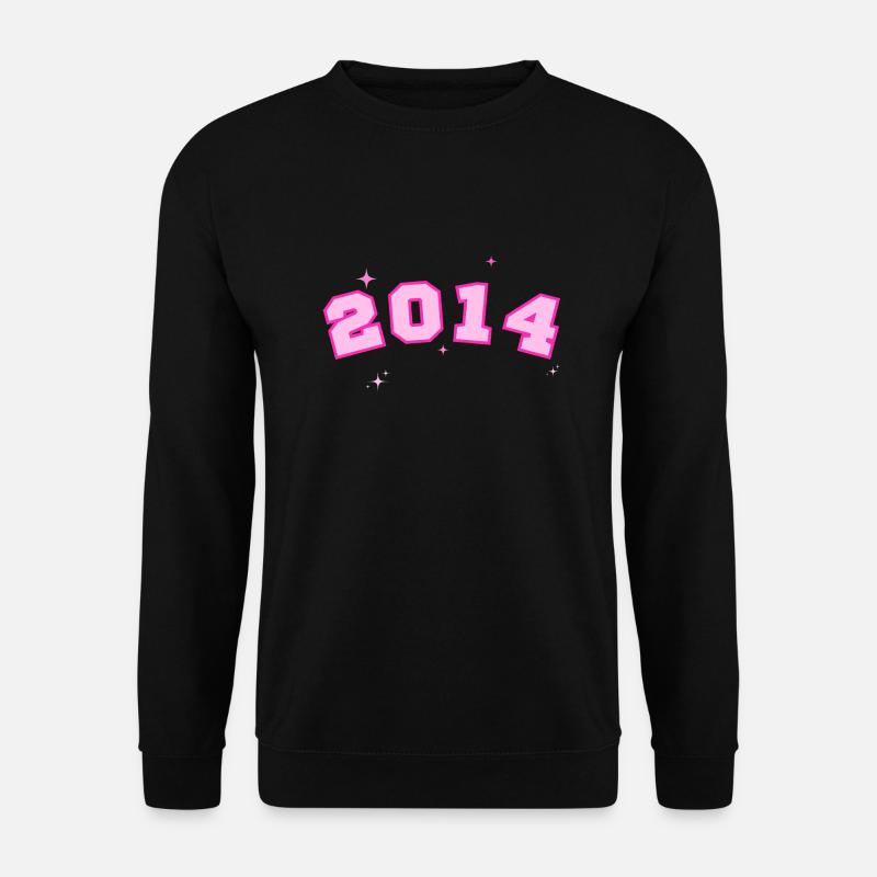 2014 Stern Rosa - Unisex Pullover - Schwarz