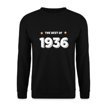 Best of 1936 - Unisex Sweatshirt - black - Front - Alina (178cm) & Michal (187cm)