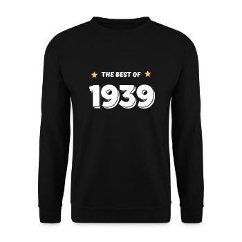 Best of 1939 - Unisex Sweatshirt - black - Front - Alina (178cm) & Michal (187cm)