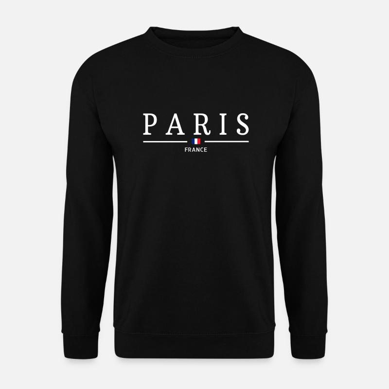 PARIS - Unisex Pullover - Schwarz
