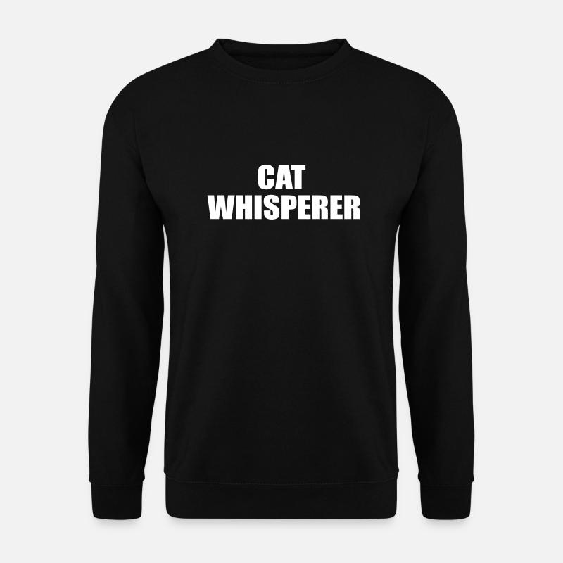 Katzenflüstern - Unisex Pullover - Schwarz