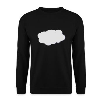 Wolke - Unisex Pullover - Schwarz - Vorne - Alina (178cm) & Michal (187cm)