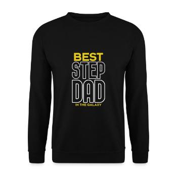 Le meilleur t-shirt de papa dans la galaxie - Sweat-shirt Unisexe - noir - Devant - Alina (178cm) & Michal (187cm)
