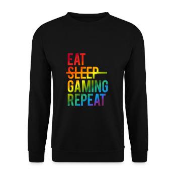 Gaming - Sweat-shirt Unisexe - noir - Devant - Alina (178cm) & Michal (187cm)
