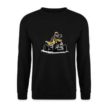 Quad Racing - ATV Racer - Sweat-shirt Unisexe - noir - Devant - Alina (178cm) & Michal (187cm)